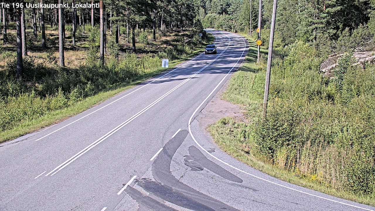 Kelikamerat Kuva Tie 196 Uusikaupunki, Lokalahti, Uusikaupunki, Varsinais-Suomi