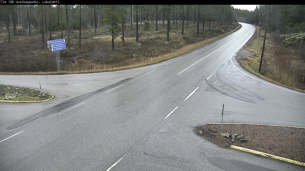 Weather Camera Image Väg 196 Nystad, Lokalax, Uusikaupunki, Varsinais-Suomi