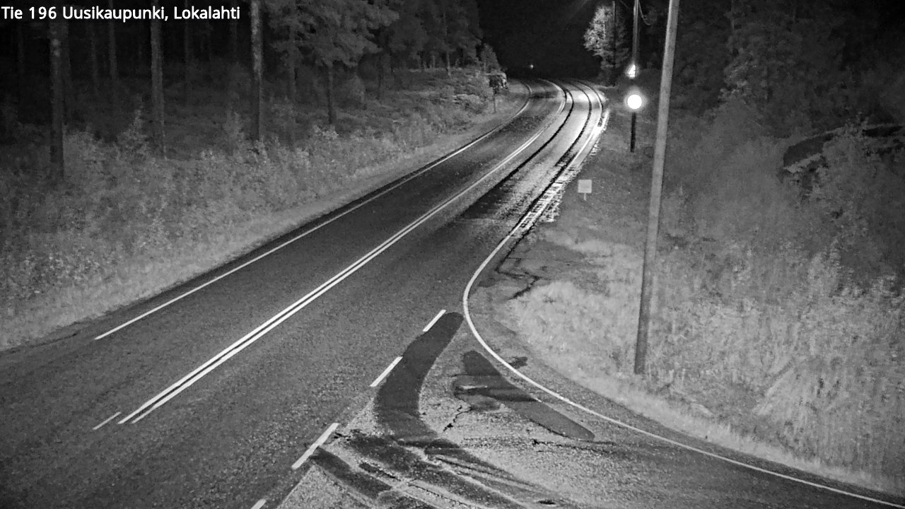 Weather Camera Image Road 196 Uusikaupunki, Lokalahti, Uusikaupunki, Varsinais-Suomi