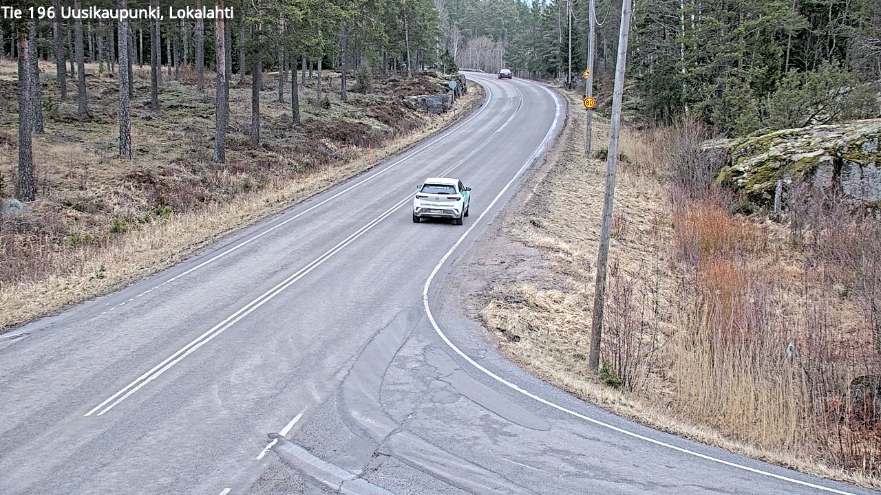 Kelikamerat Kuva Tie 196 Uusikaupunki, Lokalahti, Uusikaupunki, Varsinais-Suomi