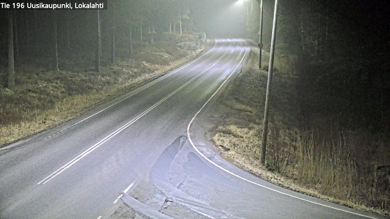 Weather Camera Image Väg 196 Nystad, Lokalax, Uusikaupunki, Varsinais-Suomi