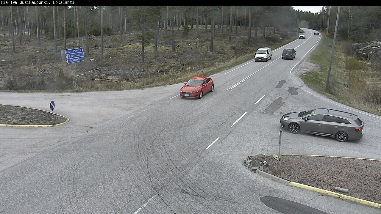 Kelikamerat Kuva Tie 196 Uusikaupunki, Lokalahti, Uusikaupunki, Varsinais-Suomi