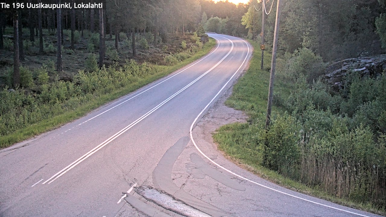 Kelikamerat Kuva Tie 196 Uusikaupunki, Lokalahti, Uusikaupunki, Varsinais-Suomi