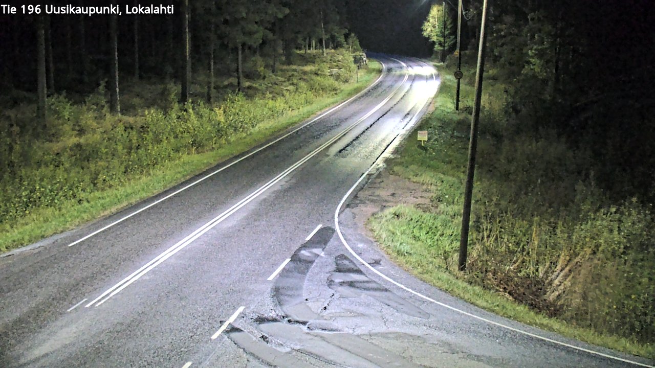 Weather Camera Image Road 196 Uusikaupunki, Lokalahti, Uusikaupunki, Varsinais-Suomi