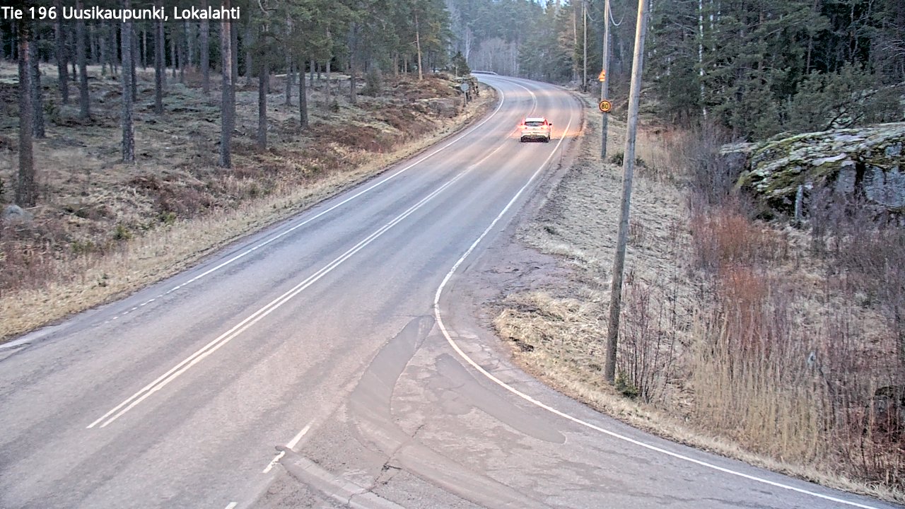 Kelikamerat Kuva Tie 196 Uusikaupunki, Lokalahti, Uusikaupunki, Varsinais-Suomi