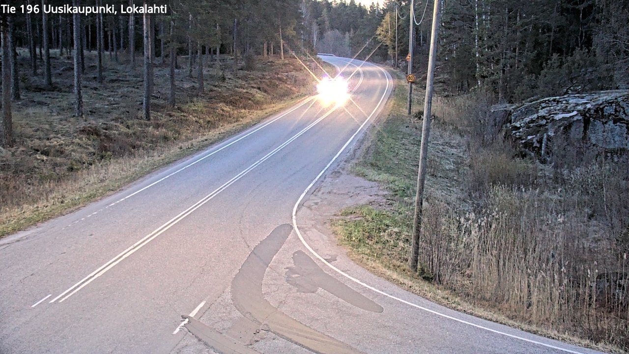 Weather Camera Image Väg 196 Nystad, Lokalax, Uusikaupunki, Varsinais-Suomi