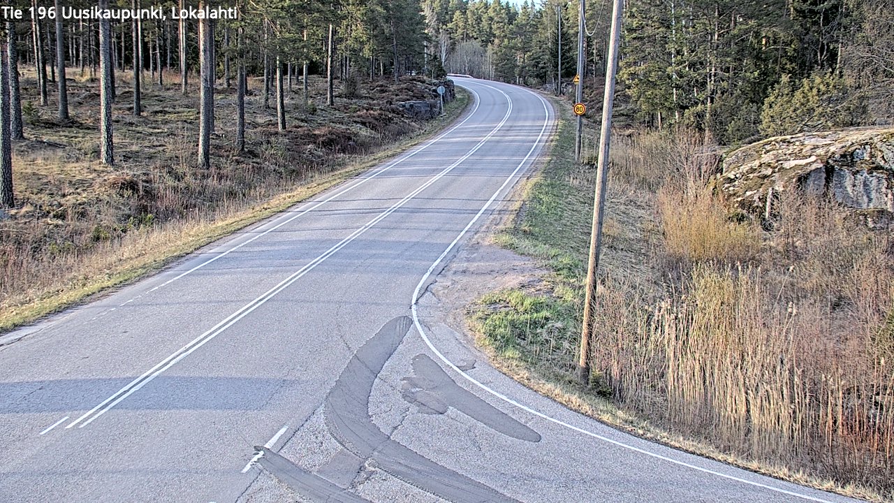 Weather Camera Image Väg 196 Nystad, Lokalax, Uusikaupunki, Varsinais-Suomi