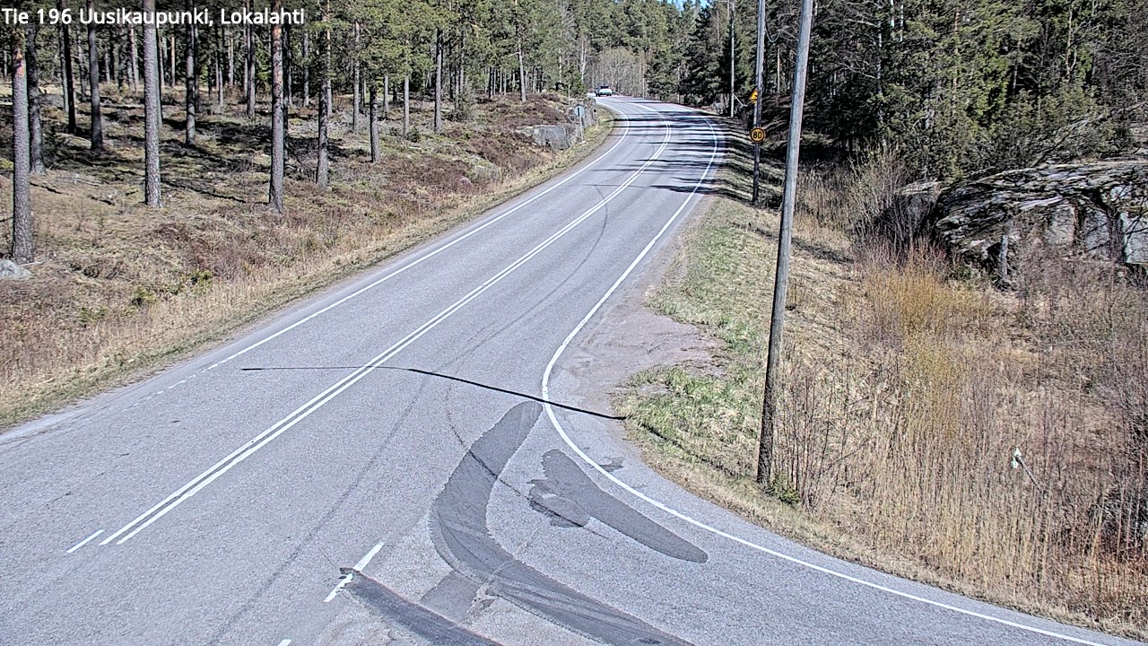 Weather Camera Image Väg 196 Nystad, Lokalax, Uusikaupunki, Varsinais-Suomi