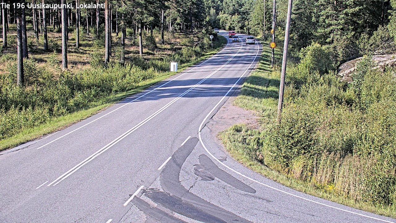 Kelikamerat Kuva Tie 196 Uusikaupunki, Lokalahti, Uusikaupunki, Varsinais-Suomi
