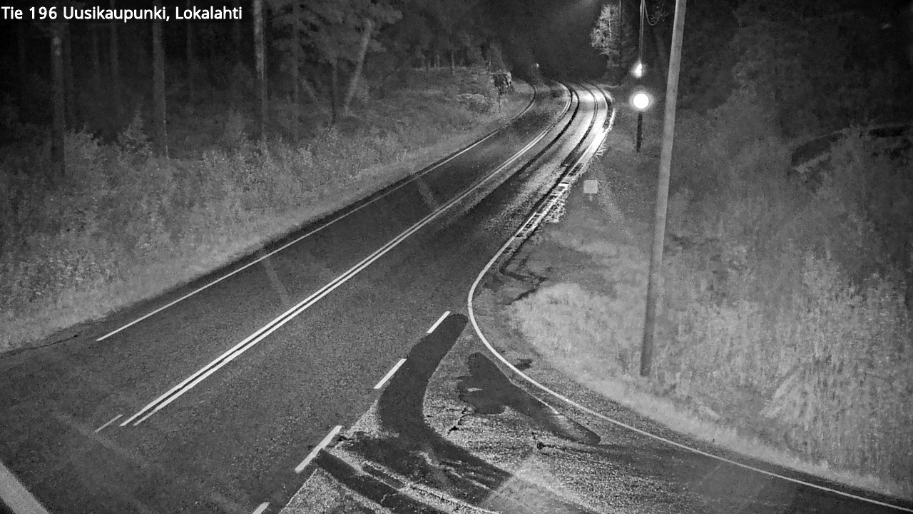 Weather Camera Image Road 196 Uusikaupunki, Lokalahti, Uusikaupunki, Varsinais-Suomi