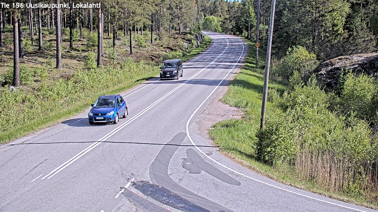 Kelikamerat Kuva Tie 196 Uusikaupunki, Lokalahti, Uusikaupunki, Varsinais-Suomi