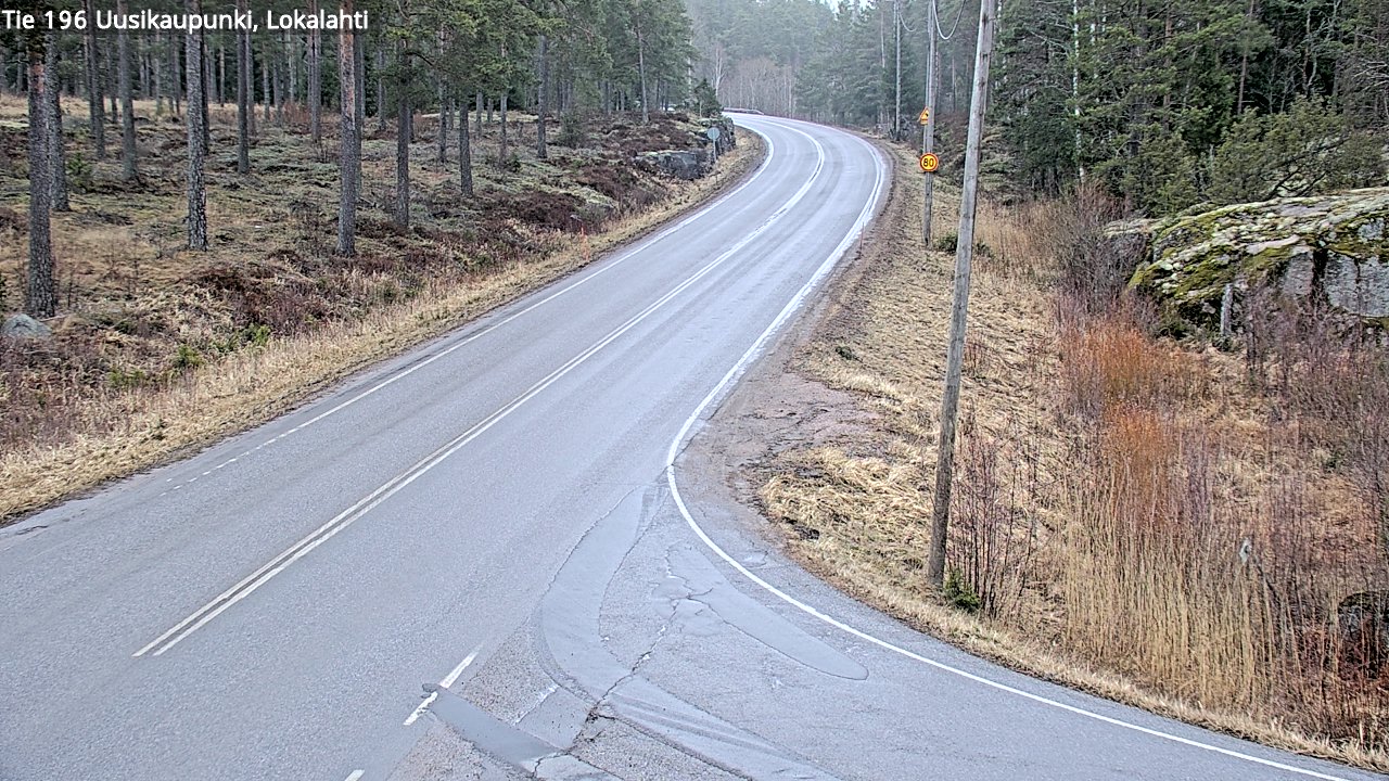 Kelikamerat Kuva Tie 196 Uusikaupunki, Lokalahti, Uusikaupunki, Varsinais-Suomi
