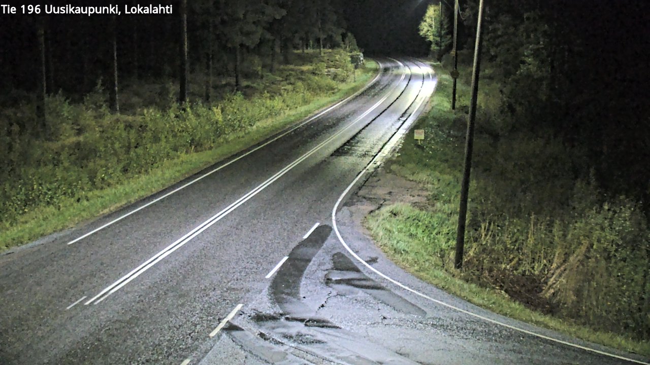 Weather Camera Image Road 196 Uusikaupunki, Lokalahti, Uusikaupunki, Varsinais-Suomi