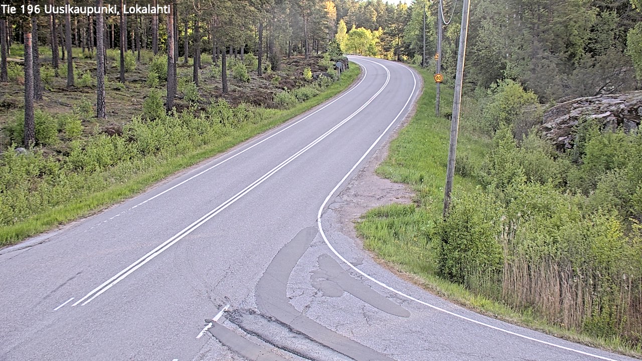 Kelikamerat Kuva Tie 196 Uusikaupunki, Lokalahti, Uusikaupunki, Varsinais-Suomi