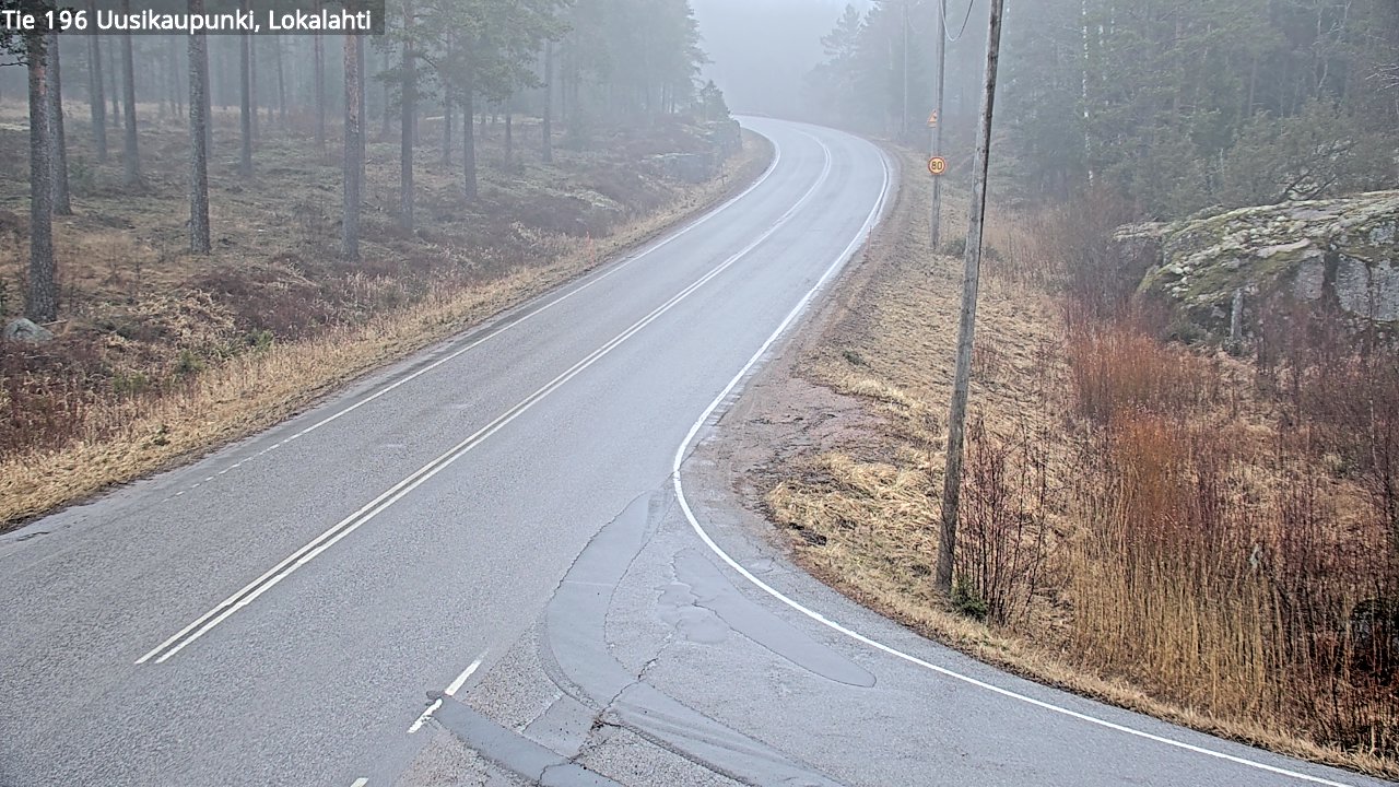 Kelikamerat Kuva Tie 196 Uusikaupunki, Lokalahti, Uusikaupunki, Varsinais-Suomi