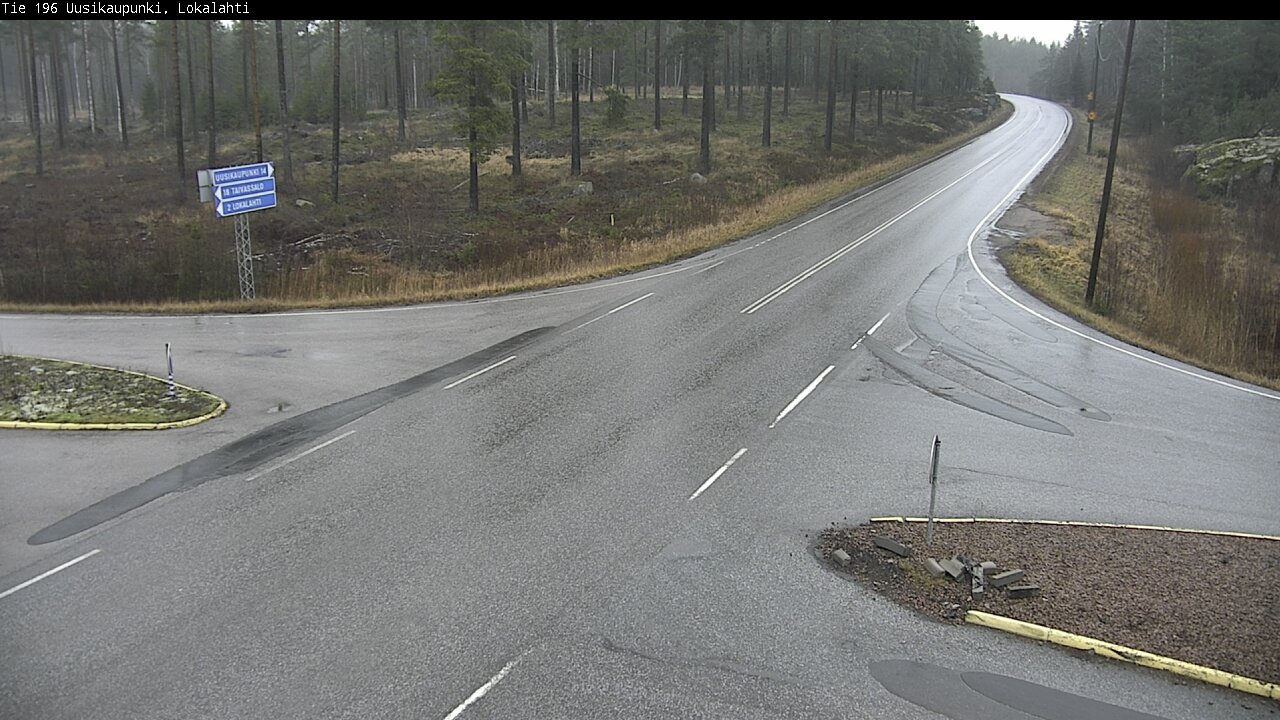 Weather Camera Image Väg 196 Nystad, Lokalax, Uusikaupunki, Varsinais-Suomi