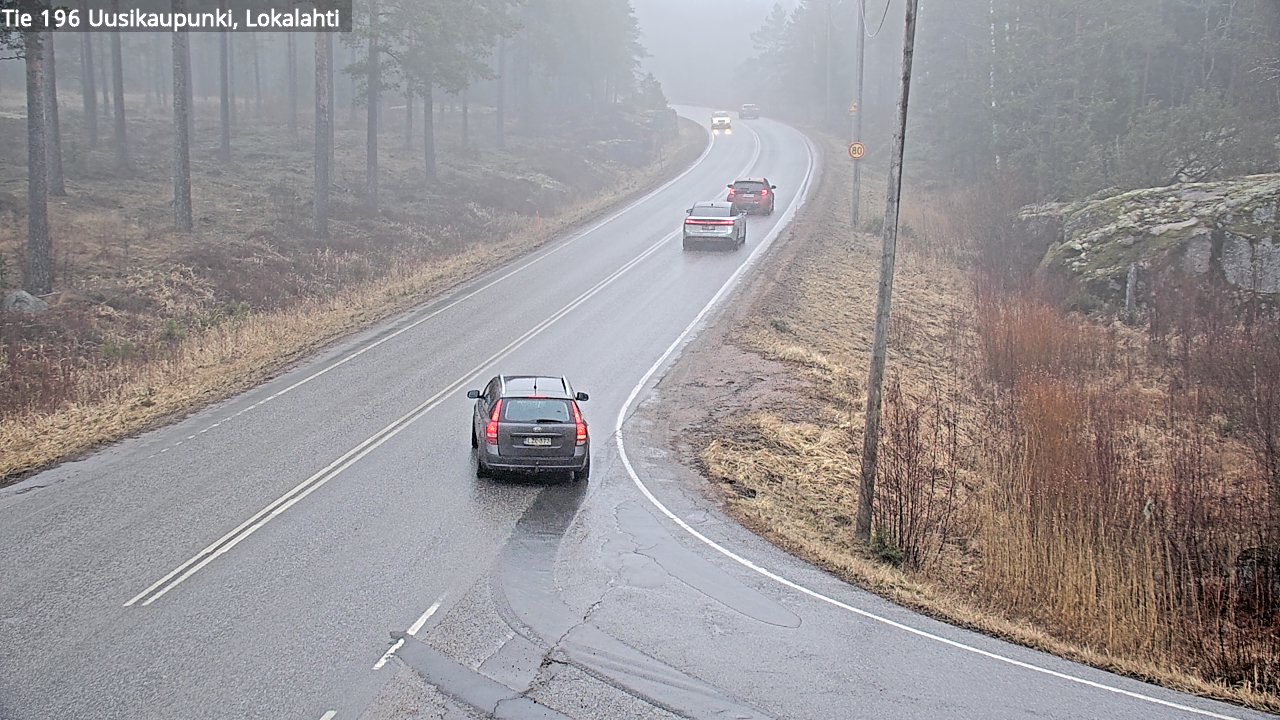 Kelikamerat Kuva Tie 196 Uusikaupunki, Lokalahti, Uusikaupunki, Varsinais-Suomi