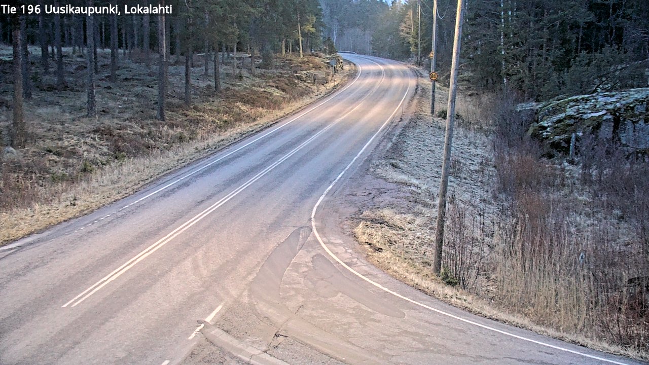 Kelikamerat Kuva Tie 196 Uusikaupunki, Lokalahti, Uusikaupunki, Varsinais-Suomi