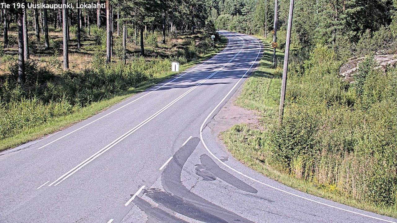 Kelikamerat Kuva Tie 196 Uusikaupunki, Lokalahti, Uusikaupunki, Varsinais-Suomi