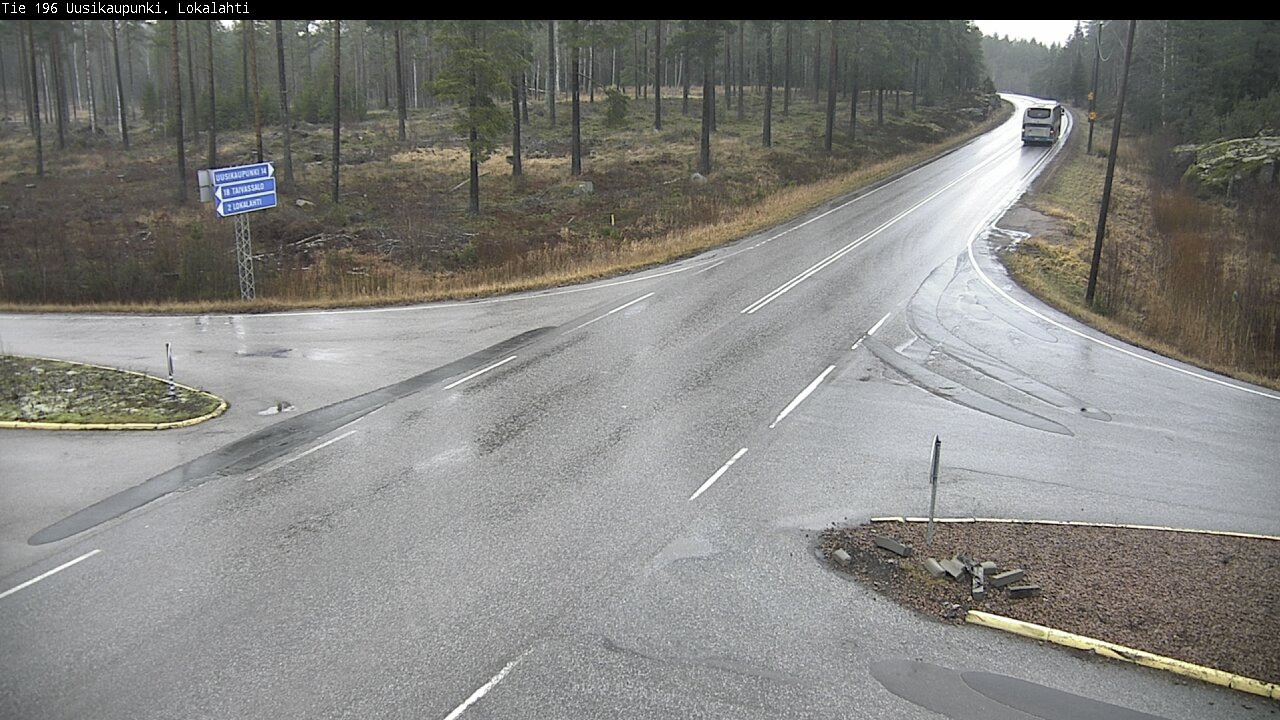 Weather Camera Image Väg 196 Nystad, Lokalax, Uusikaupunki, Varsinais-Suomi