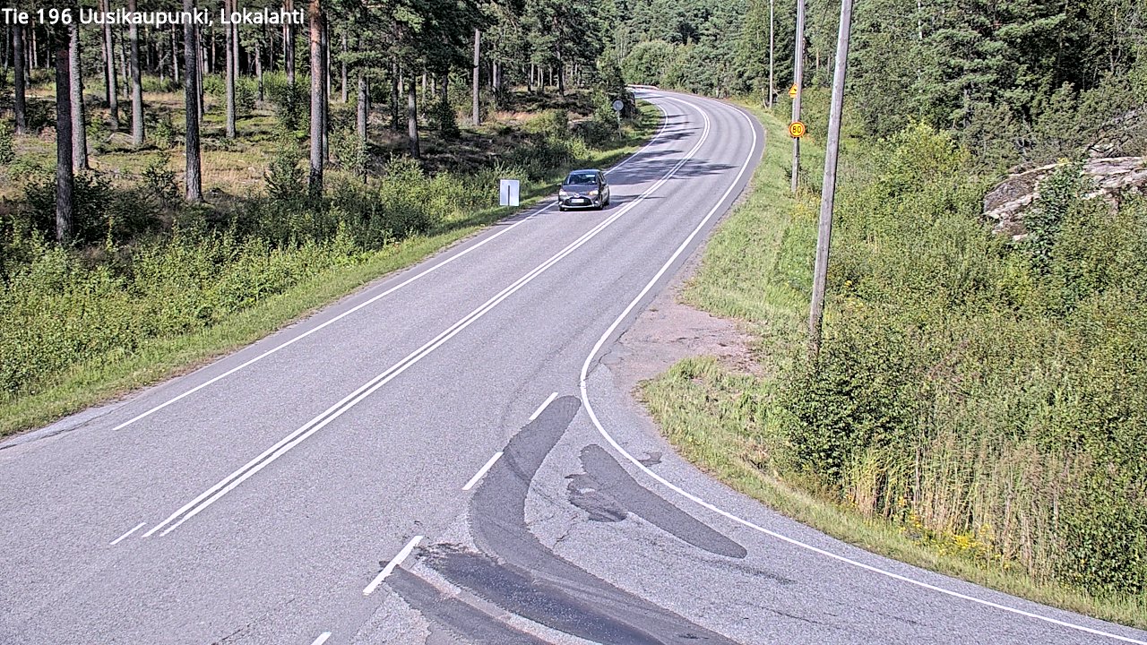 Kelikamerat Kuva Tie 196 Uusikaupunki, Lokalahti, Uusikaupunki, Varsinais-Suomi