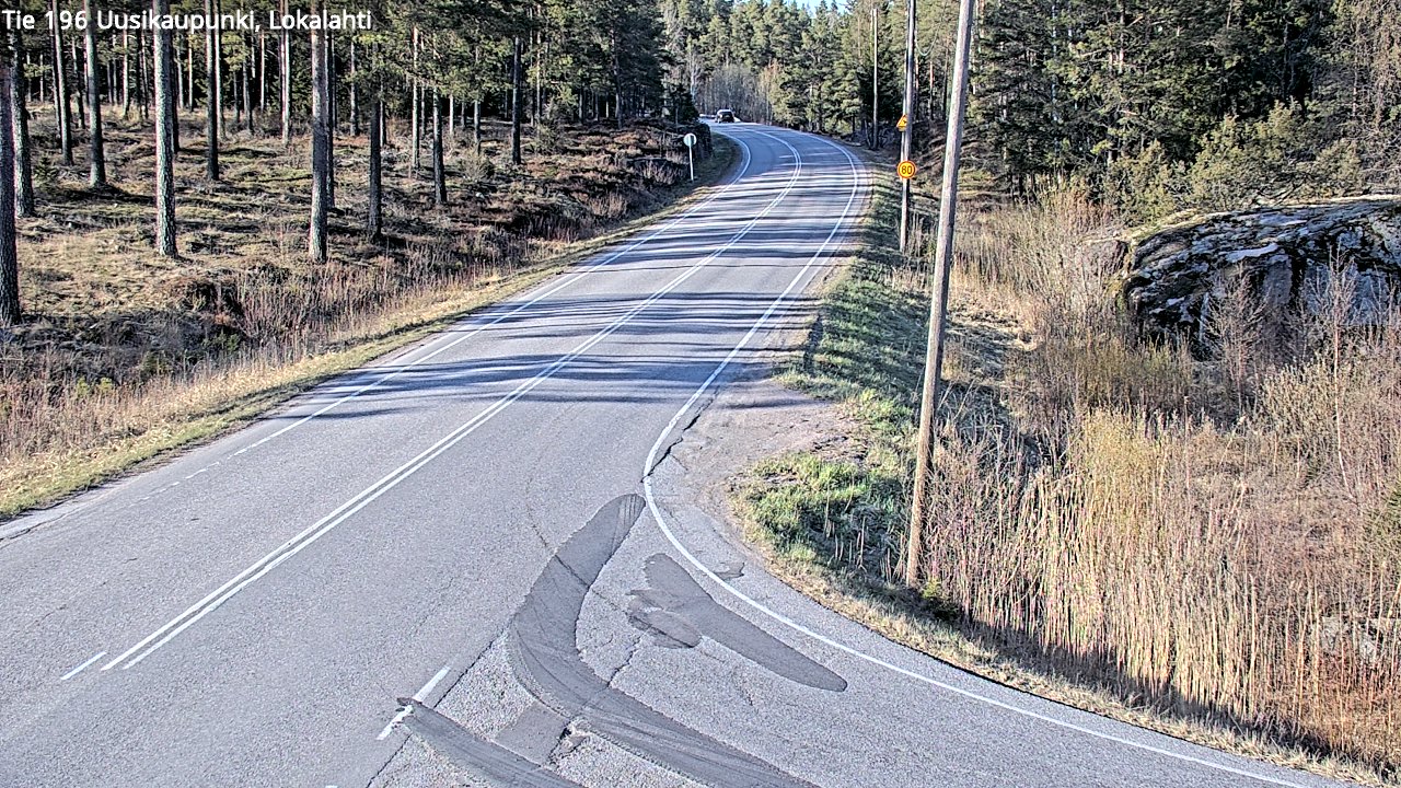 Kelikamerat Kuva Tie 196 Uusikaupunki, Lokalahti, Uusikaupunki, Varsinais-Suomi