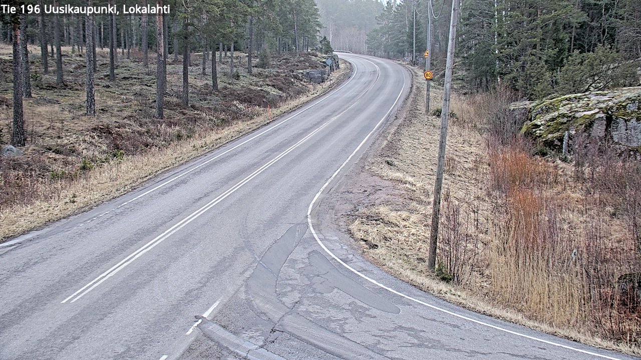 Kelikamerat Kuva Tie 196 Uusikaupunki, Lokalahti, Uusikaupunki, Varsinais-Suomi