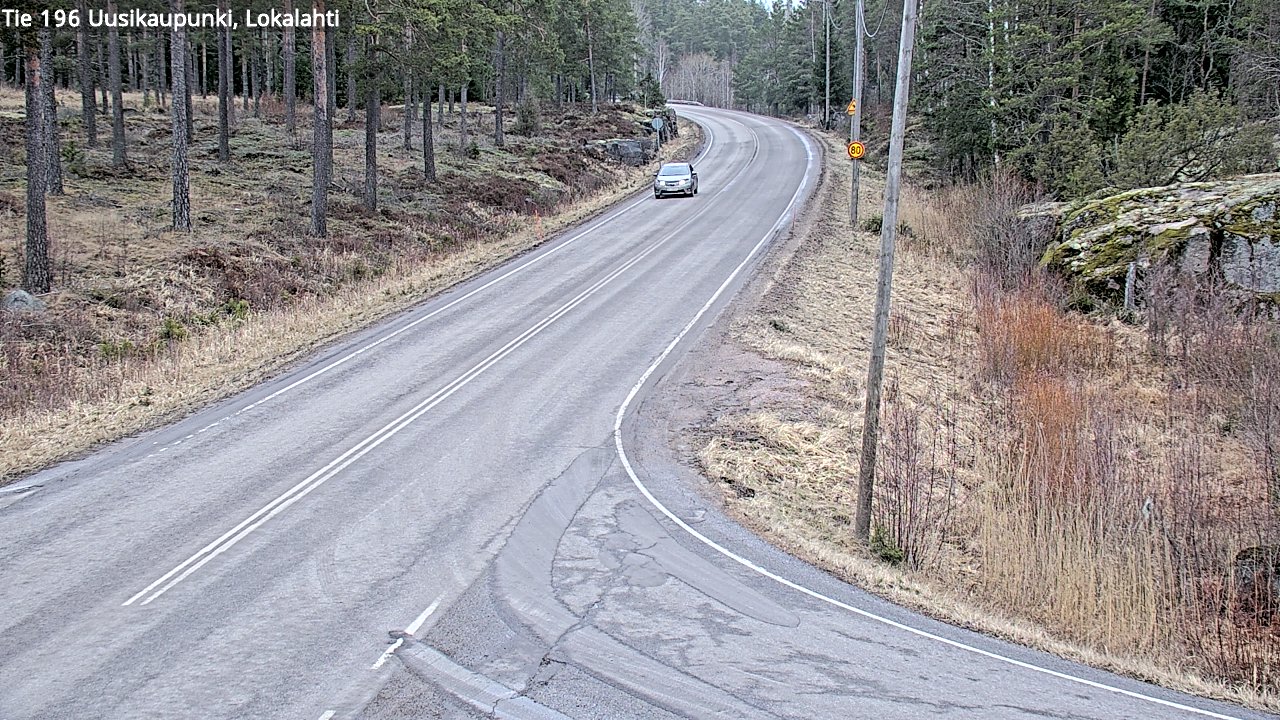 Kelikamerat Kuva Tie 196 Uusikaupunki, Lokalahti, Uusikaupunki, Varsinais-Suomi