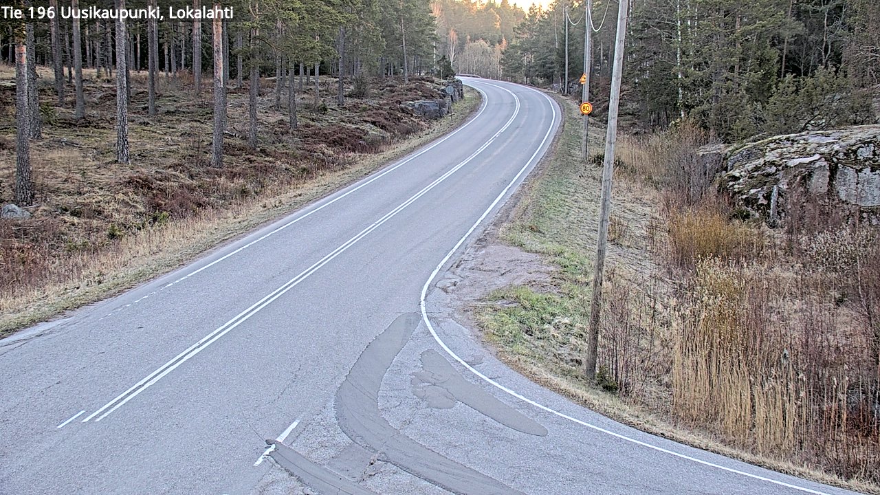 Weather Camera Image Väg 196 Nystad, Lokalax, Uusikaupunki, Varsinais-Suomi