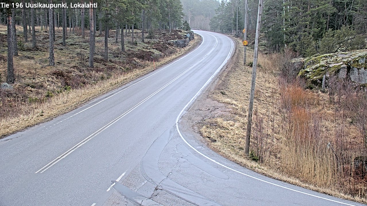 Kelikamerat Kuva Tie 196 Uusikaupunki, Lokalahti, Uusikaupunki, Varsinais-Suomi