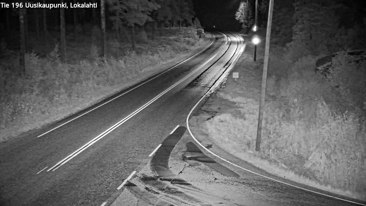 Weather Camera Image Road 196 Uusikaupunki, Lokalahti, Uusikaupunki, Varsinais-Suomi