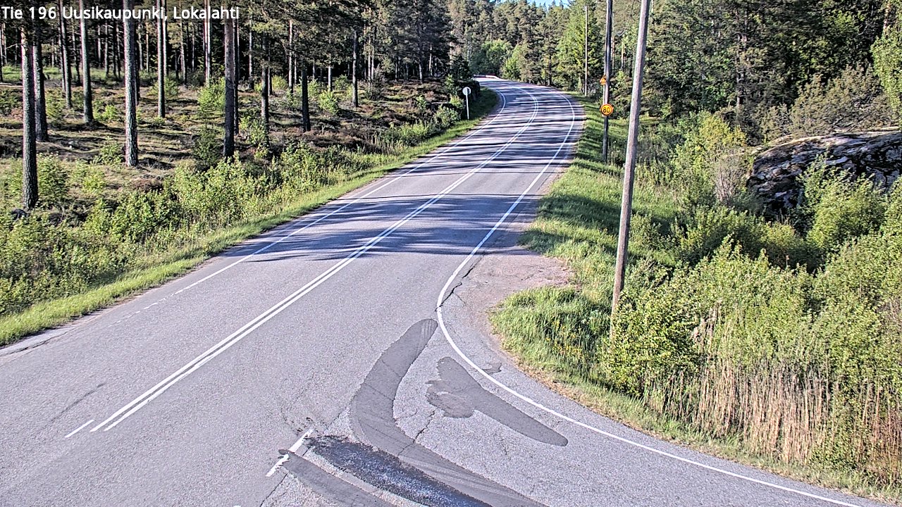 Kelikamerat Kuva Tie 196 Uusikaupunki, Lokalahti, Uusikaupunki, Varsinais-Suomi