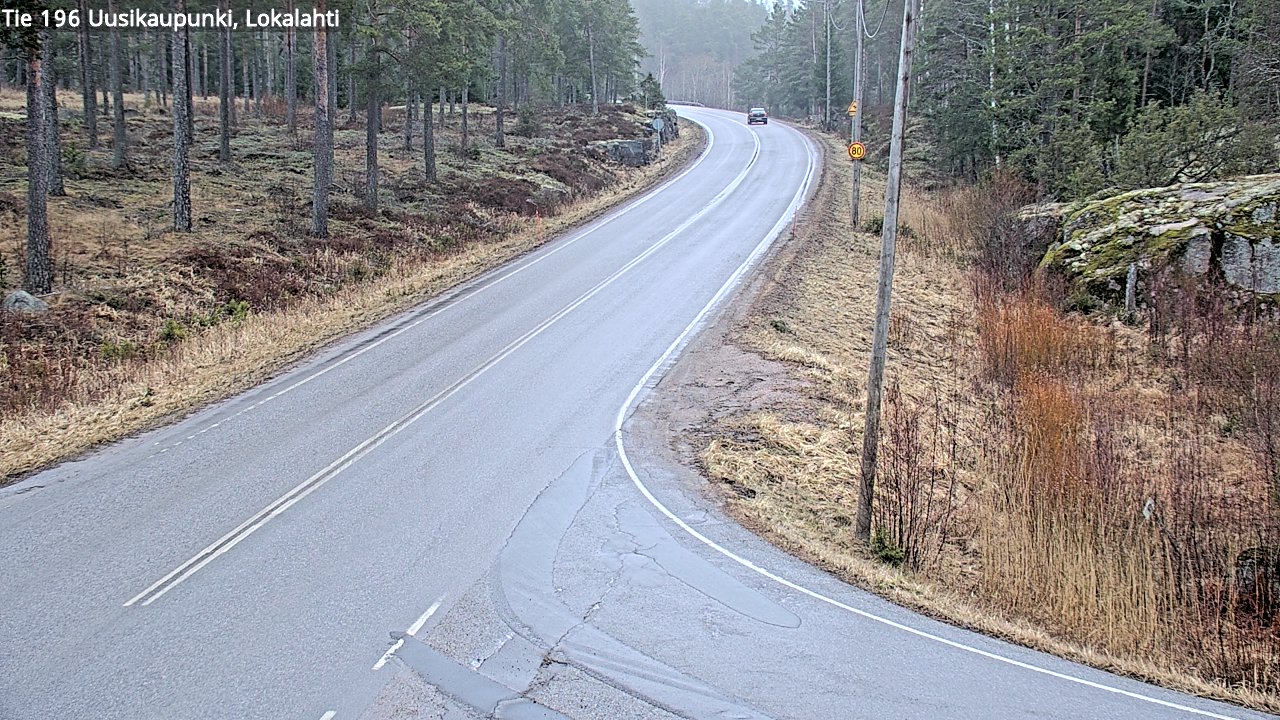 Kelikamerat Kuva Tie 196 Uusikaupunki, Lokalahti, Uusikaupunki, Varsinais-Suomi