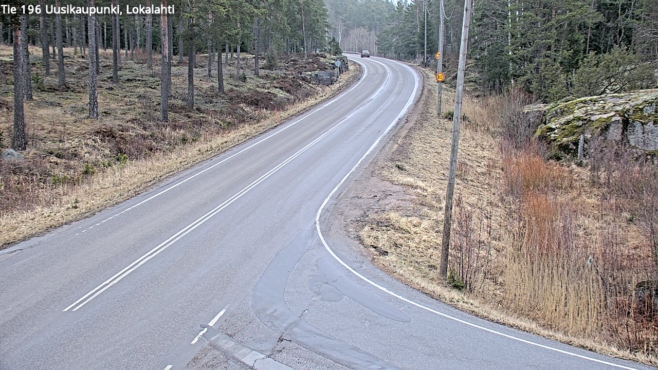 Kelikamerat Kuva Tie 196 Uusikaupunki, Lokalahti, Uusikaupunki, Varsinais-Suomi