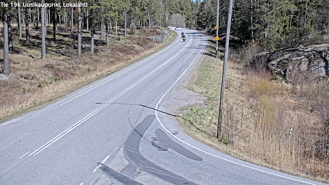 Weather Camera Image Väg 196 Nystad, Lokalax, Uusikaupunki, Varsinais-Suomi