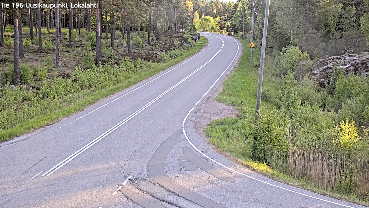Kelikamerat Kuva Tie 196 Uusikaupunki, Lokalahti, Uusikaupunki, Varsinais-Suomi