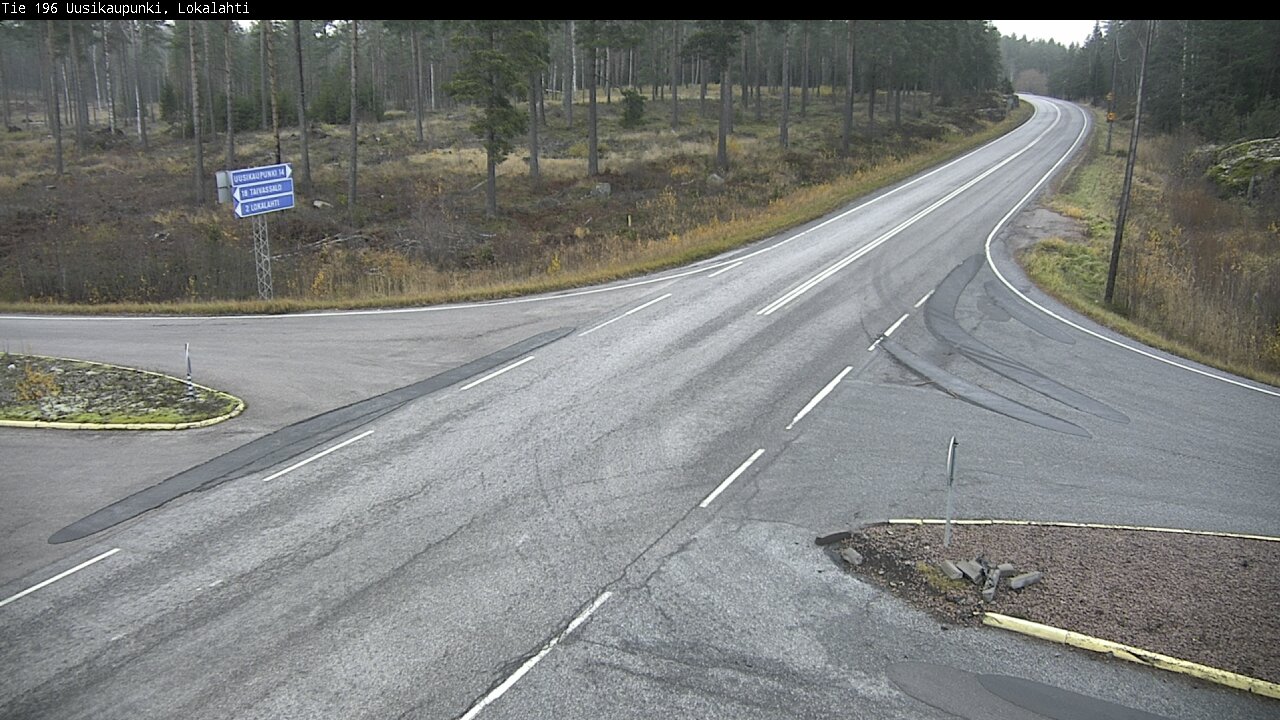 Kelikamerat Kuva Tie 196 Uusikaupunki, Lokalahti, Uusikaupunki, Varsinais-Suomi