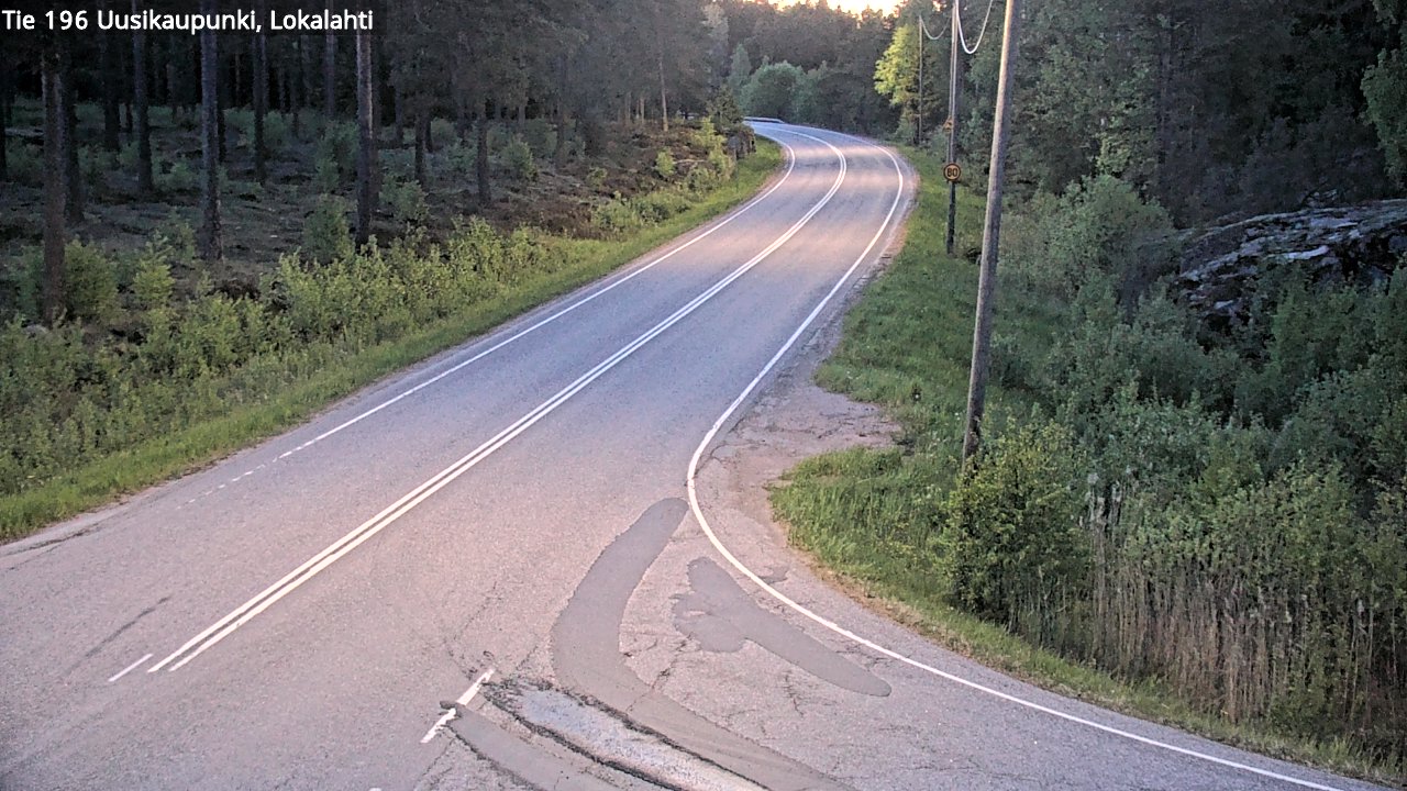 Kelikamerat Kuva Tie 196 Uusikaupunki, Lokalahti, Uusikaupunki, Varsinais-Suomi