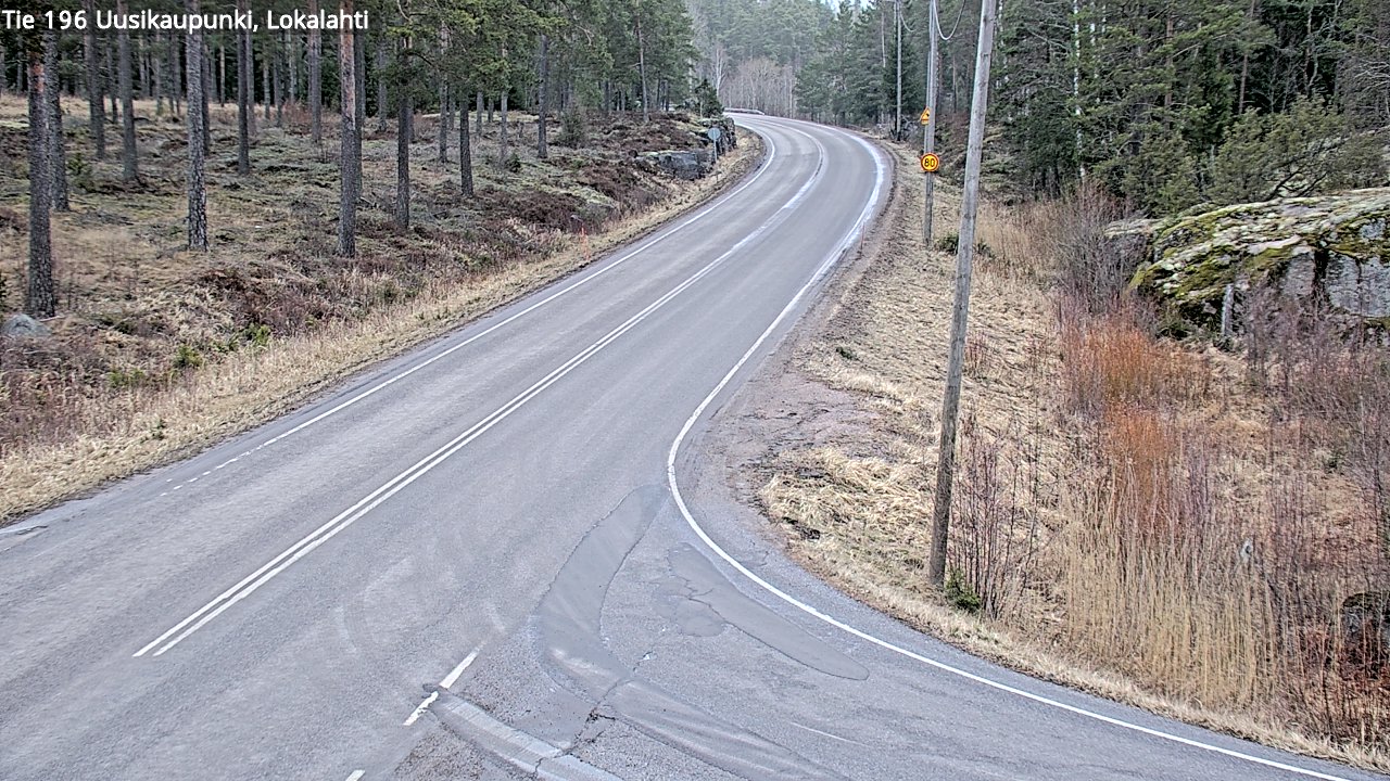 Kelikamerat Kuva Tie 196 Uusikaupunki, Lokalahti, Uusikaupunki, Varsinais-Suomi
