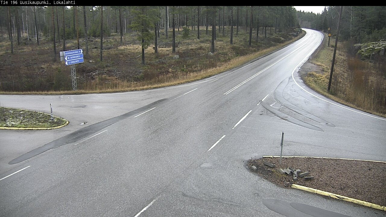 Weather Camera Image Väg 196 Nystad, Lokalax, Uusikaupunki, Varsinais-Suomi