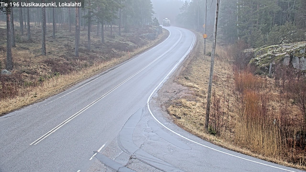 Kelikamerat Kuva Tie 196 Uusikaupunki, Lokalahti, Uusikaupunki, Varsinais-Suomi