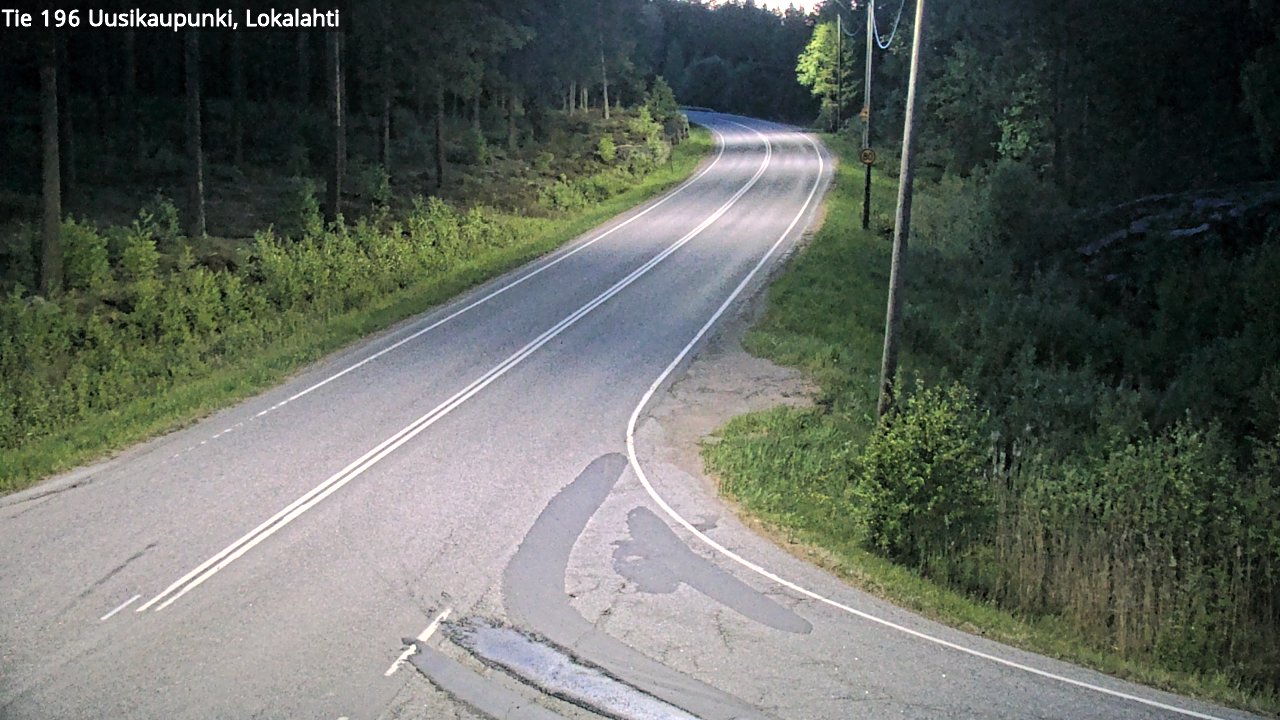 Kelikamerat Kuva Tie 196 Uusikaupunki, Lokalahti, Uusikaupunki, Varsinais-Suomi