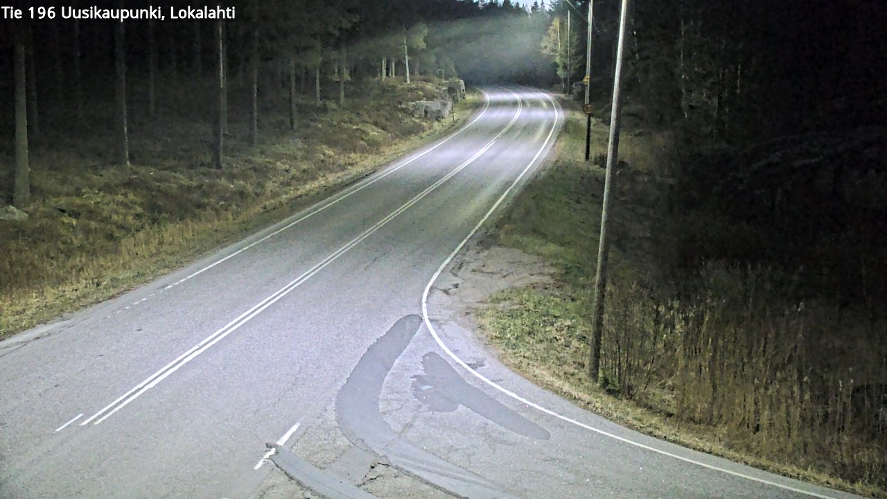 Weather Camera Image Väg 196 Nystad, Lokalax, Uusikaupunki, Varsinais-Suomi