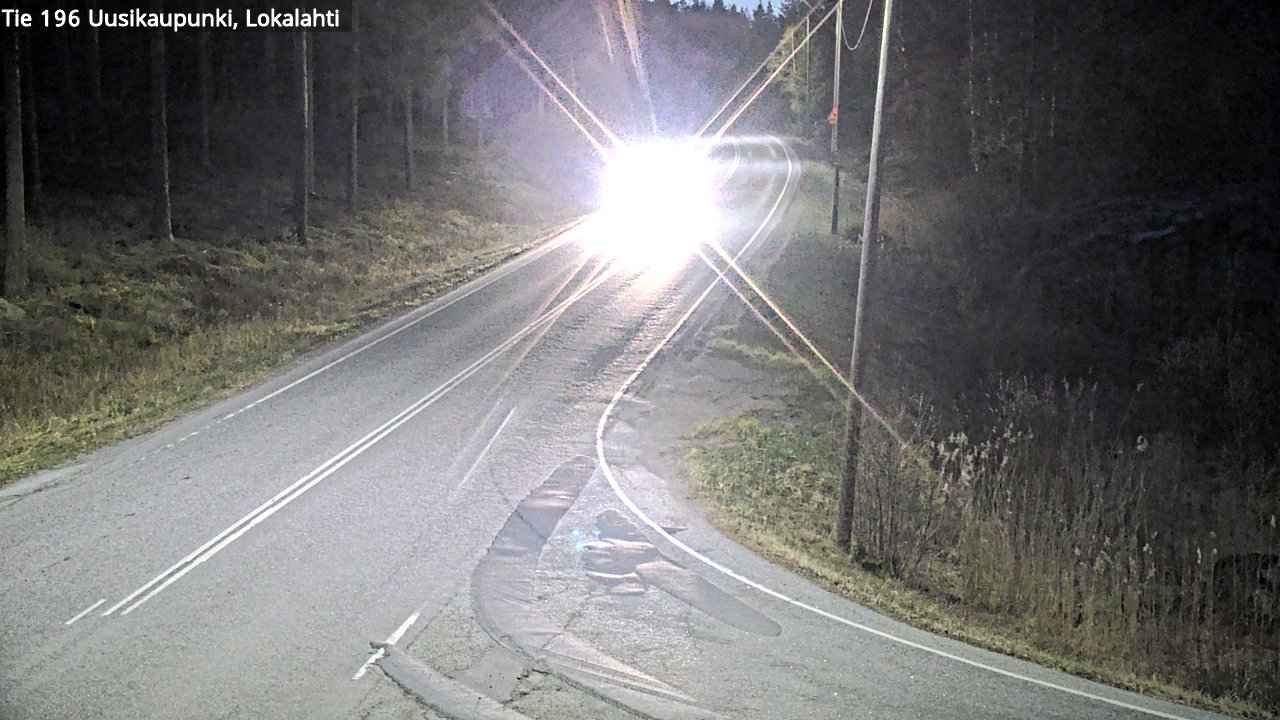 Weather Camera Image Väg 196 Nystad, Lokalax, Uusikaupunki, Varsinais-Suomi