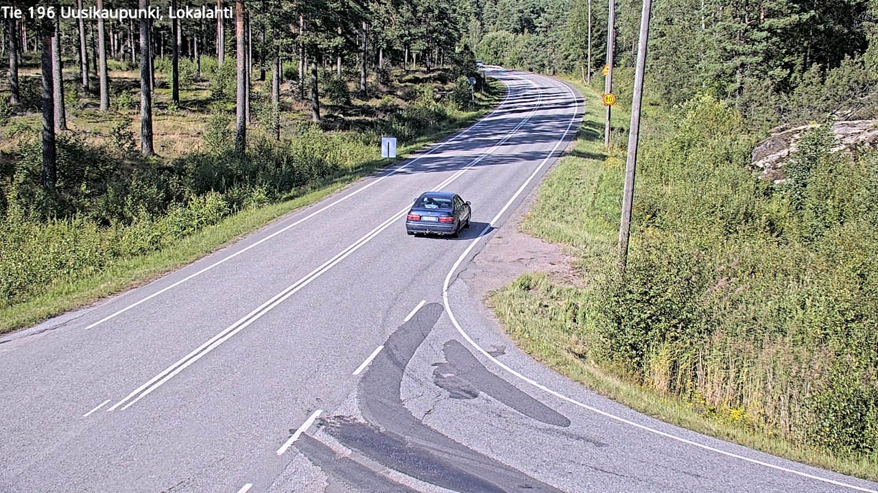 Kelikamerat Kuva Tie 196 Uusikaupunki, Lokalahti, Uusikaupunki, Varsinais-Suomi