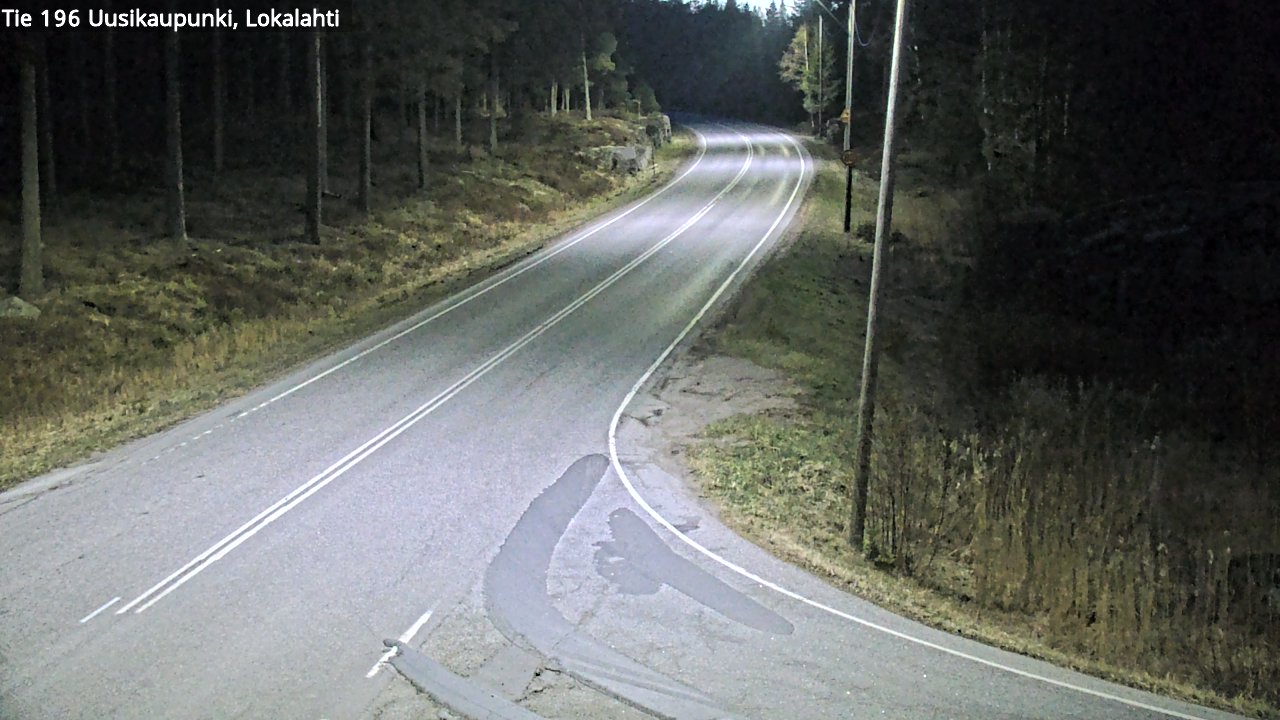 Weather Camera Image Väg 196 Nystad, Lokalax, Uusikaupunki, Varsinais-Suomi