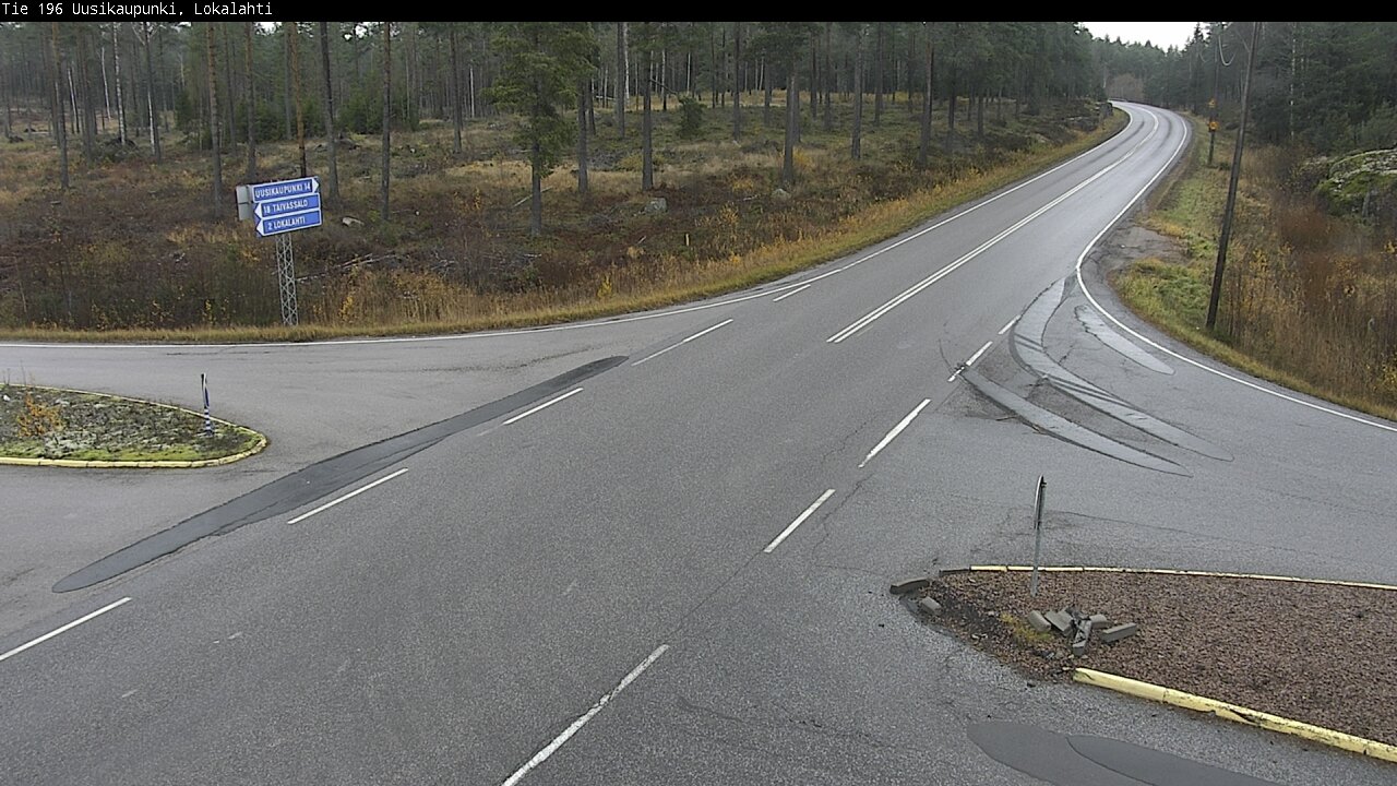 Kelikamerat Kuva Tie 196 Uusikaupunki, Lokalahti, Uusikaupunki, Varsinais-Suomi