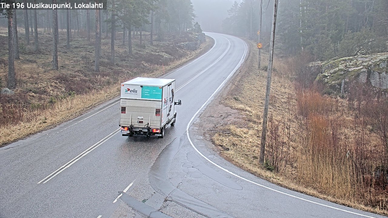 Kelikamerat Kuva Tie 196 Uusikaupunki, Lokalahti, Uusikaupunki, Varsinais-Suomi