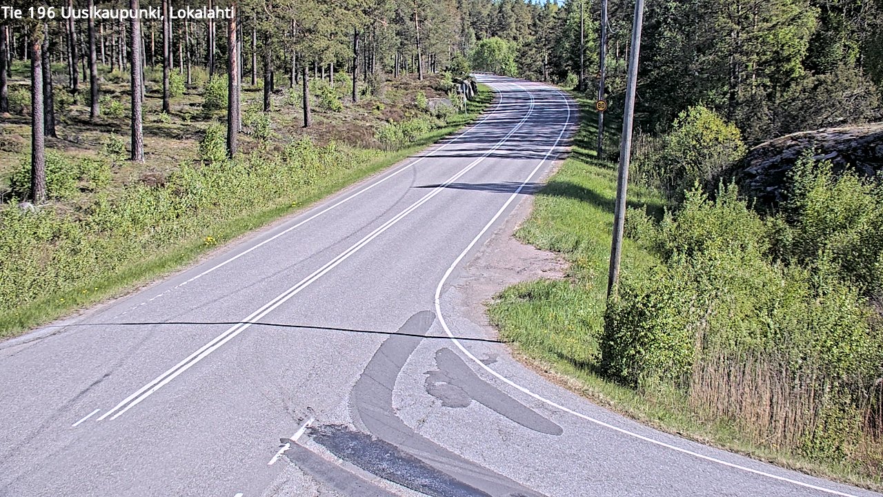 Kelikamerat Kuva Tie 196 Uusikaupunki, Lokalahti, Uusikaupunki, Varsinais-Suomi