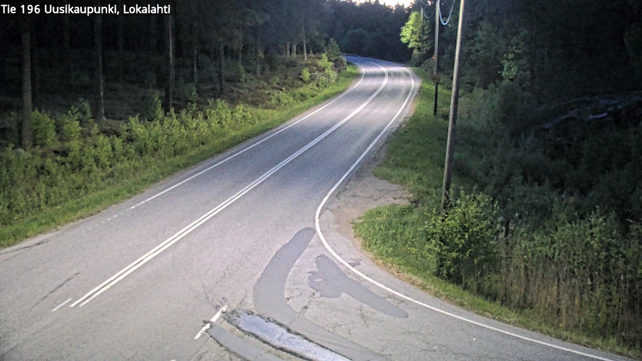 Kelikamerat Kuva Tie 196 Uusikaupunki, Lokalahti, Uusikaupunki, Varsinais-Suomi